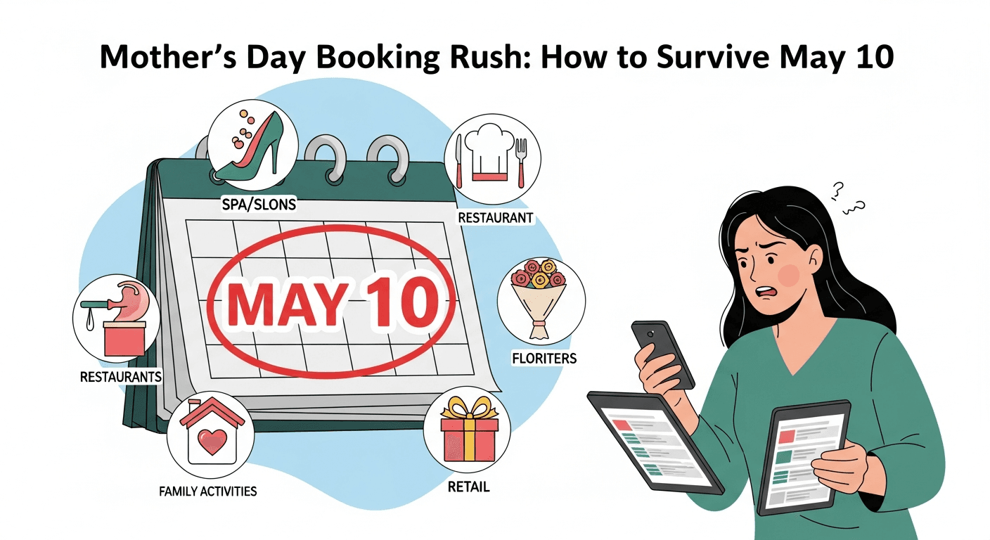 Mother's Day Booking Rush: How to Survive May 10