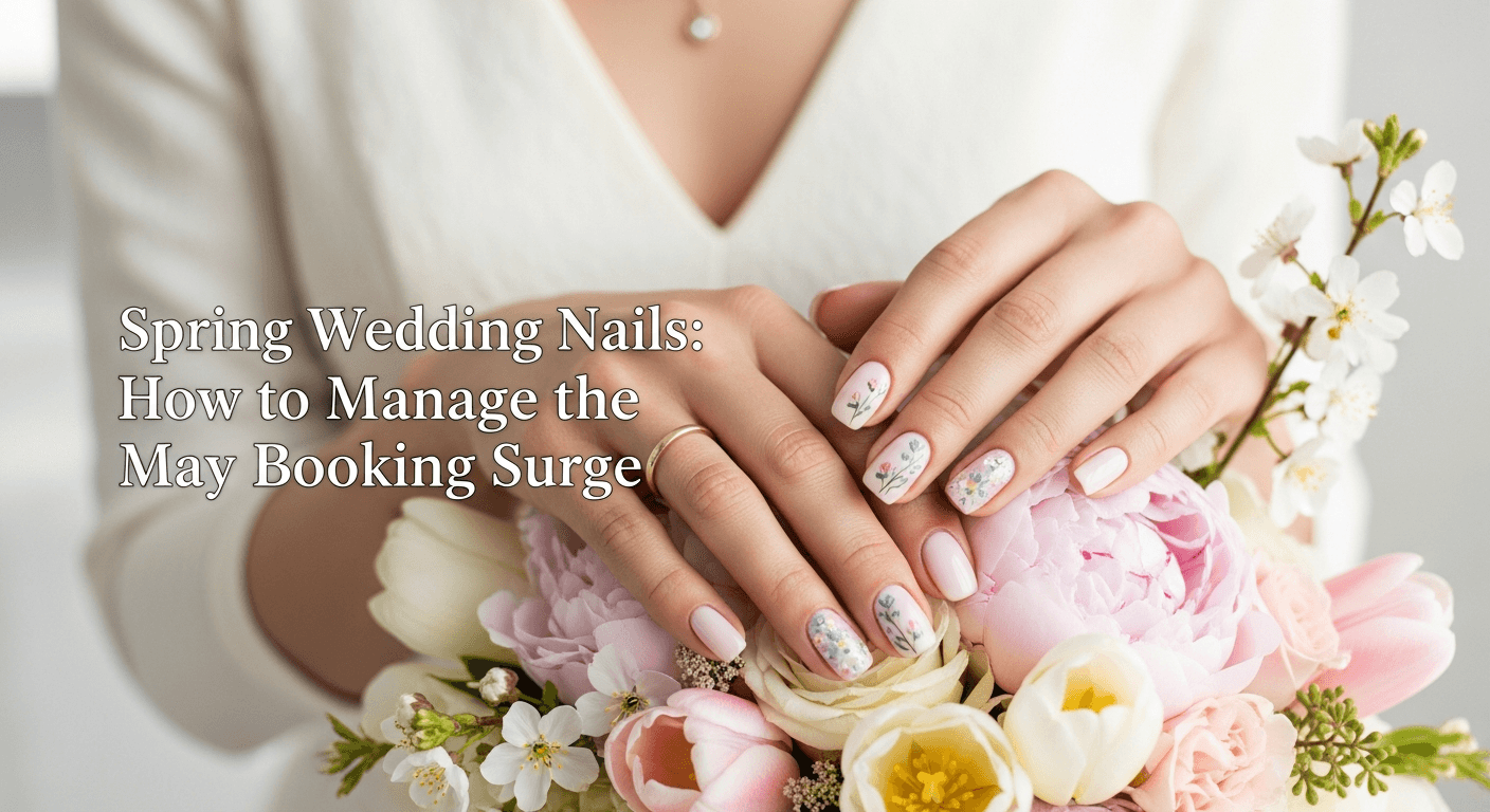 Spring Wedding Nails: How to Manage the May Booking Surge